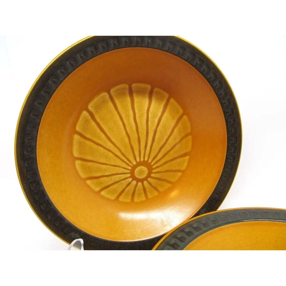 Haruta Empress Suzuka Brown Soup Bowls 7.5